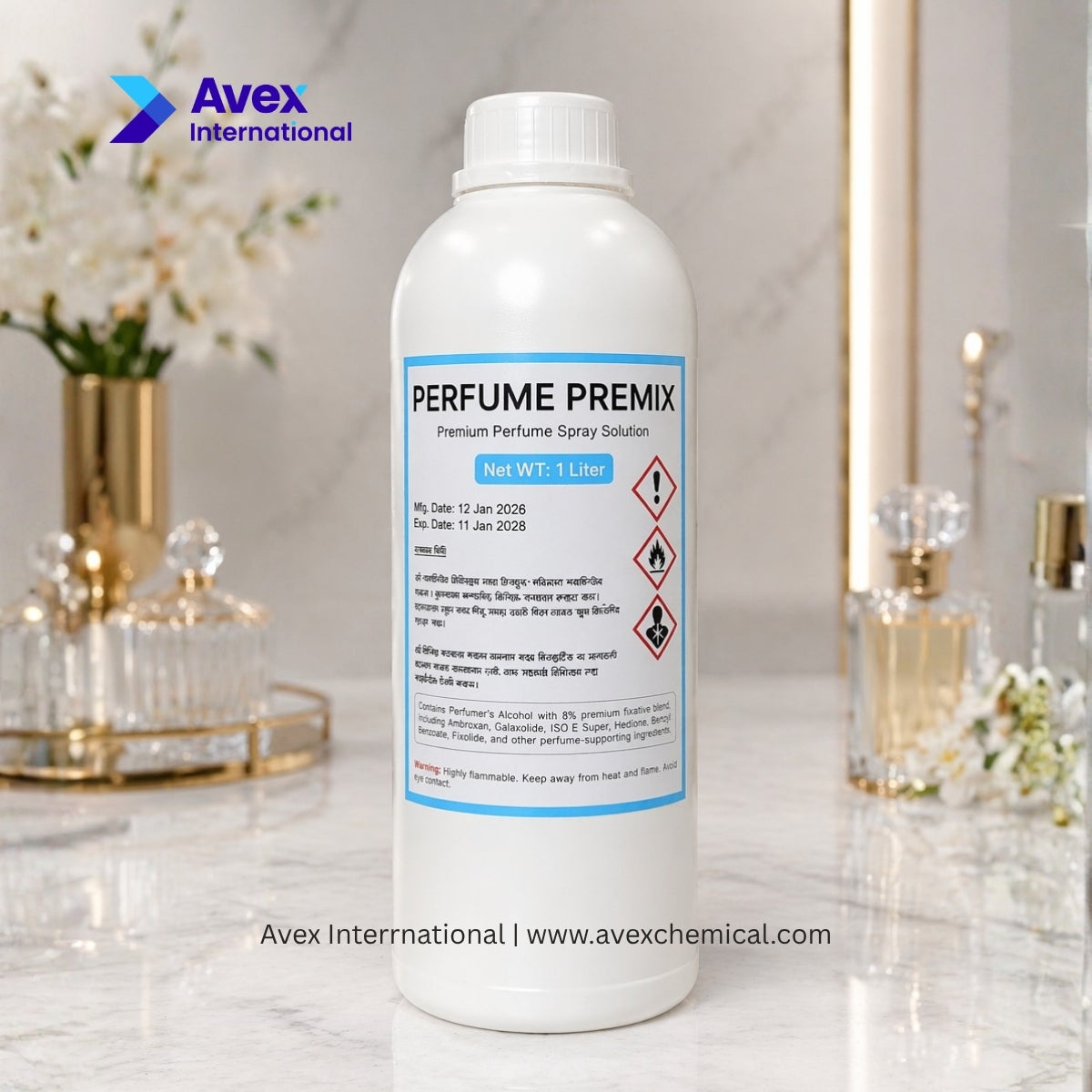 Perfume Premix – Premium Perfume Spray Solution