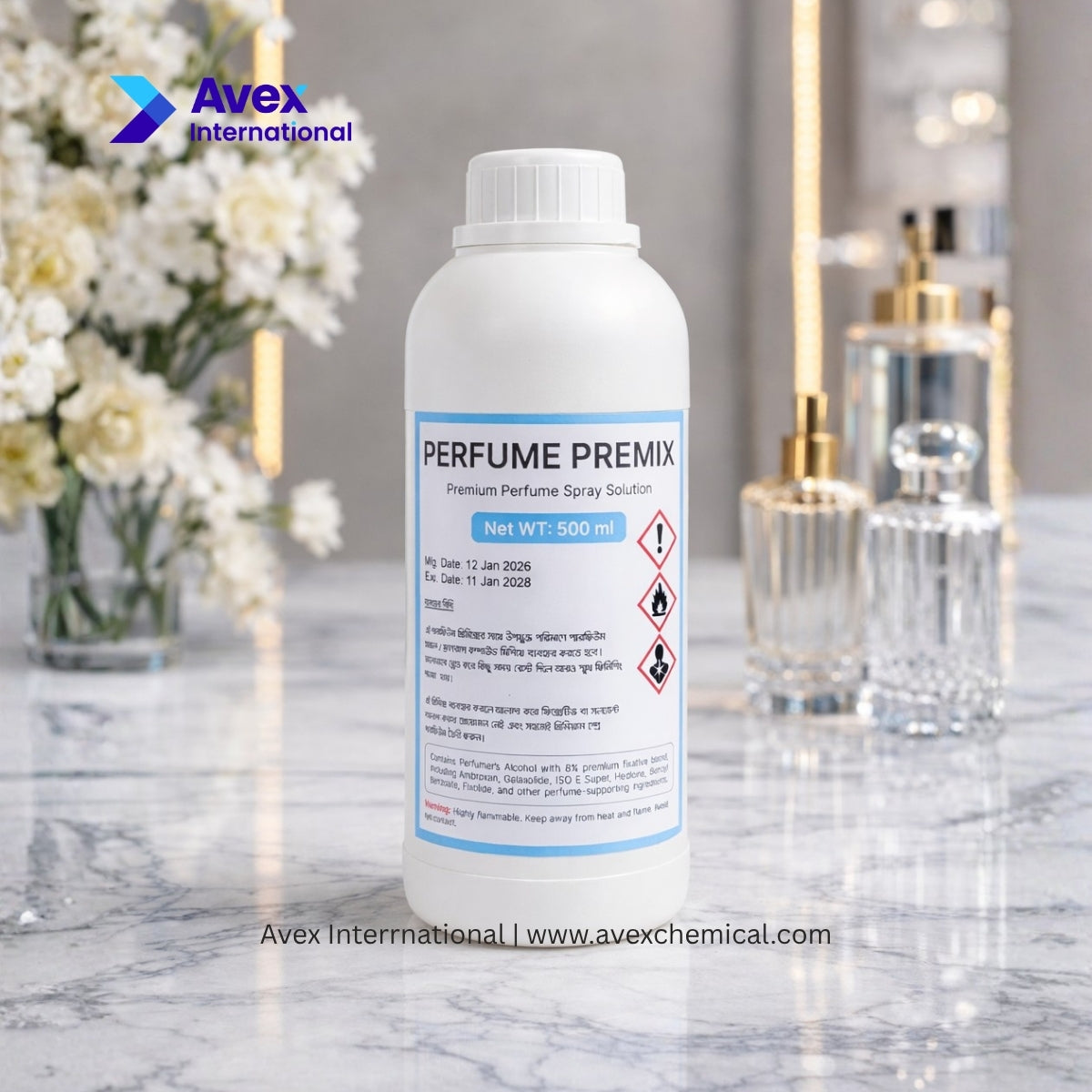 Perfume Premix – Premium Perfume Spray Solution