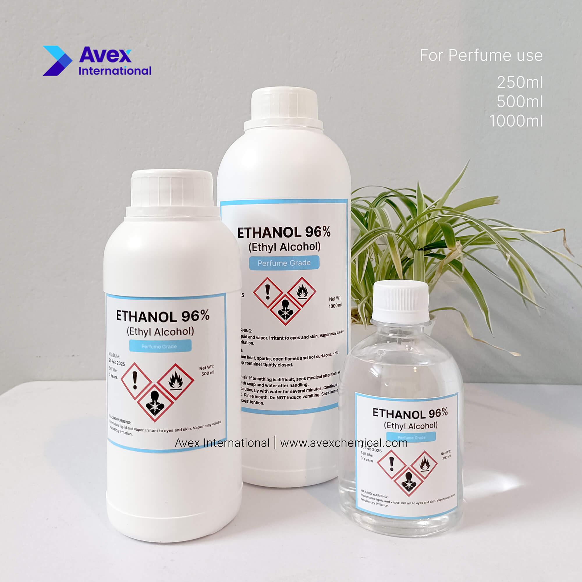 Ethanol 96% (Ethyl Alcohol) for Perfume use