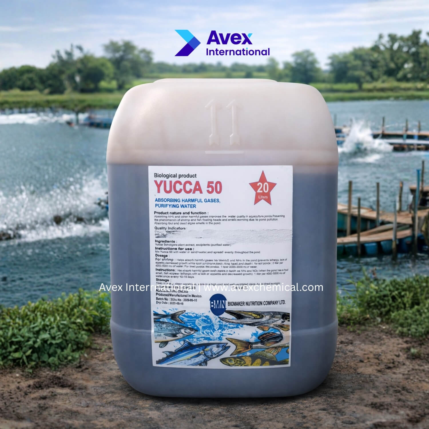 Yucca 50 – Aquaculture Water Purifier & Ammonia Controller