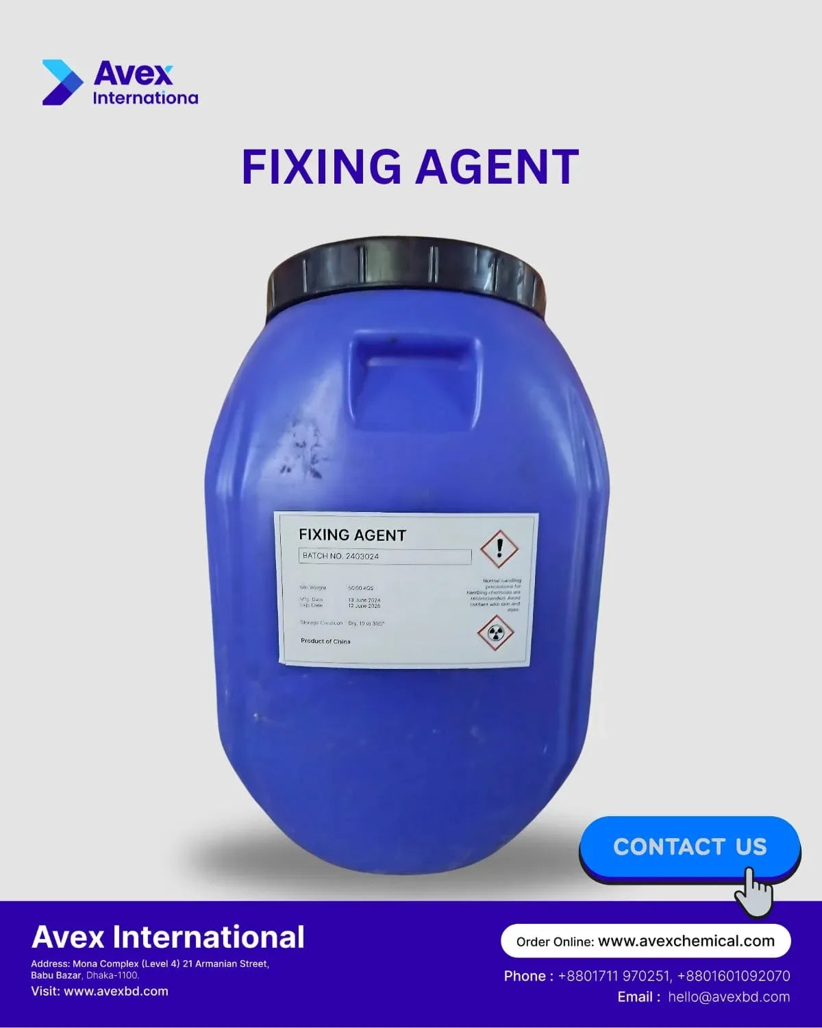 Fixing Agent Red  ( 50 kg )