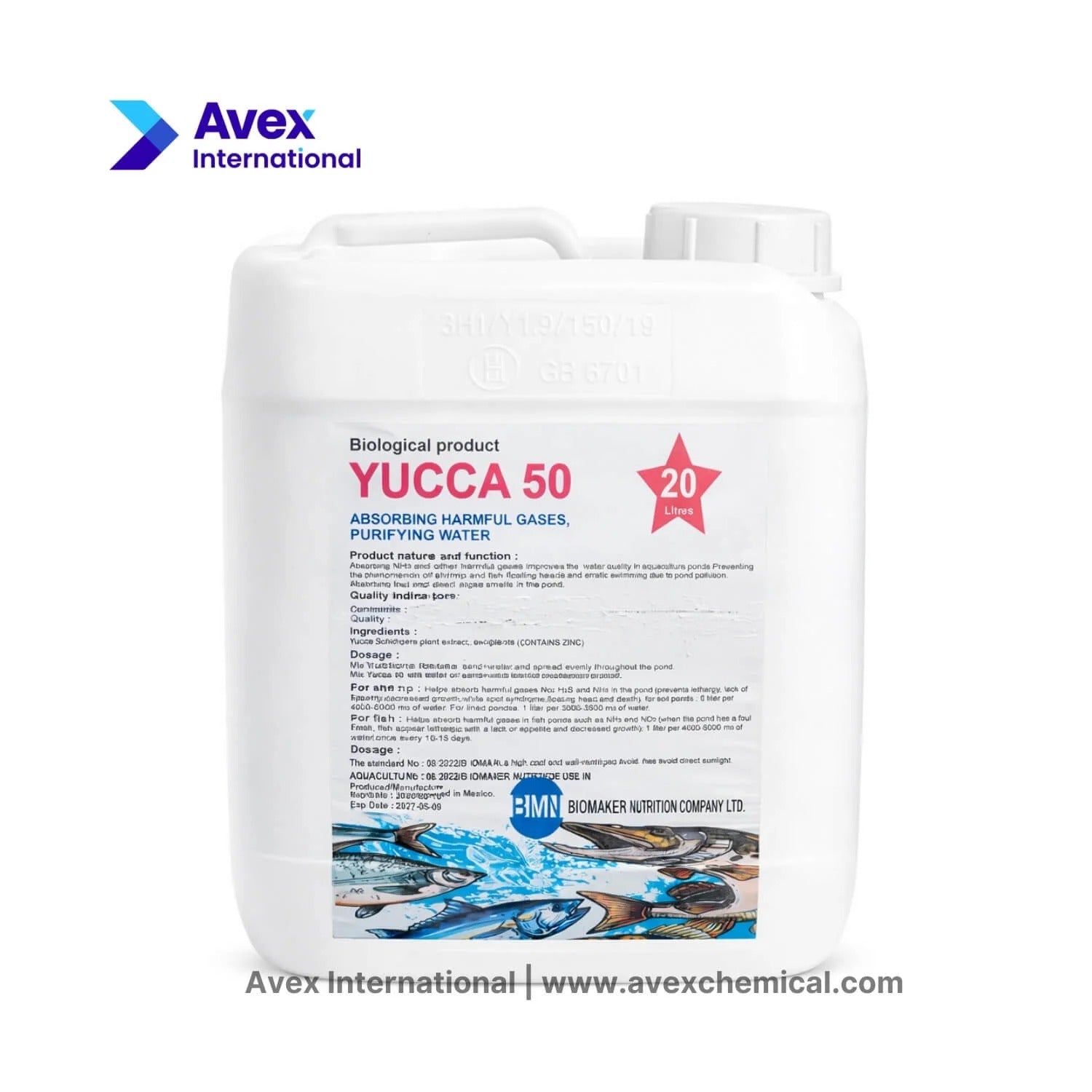 Yucca 50 – Aquaculture Water Purifier & Ammonia Controller