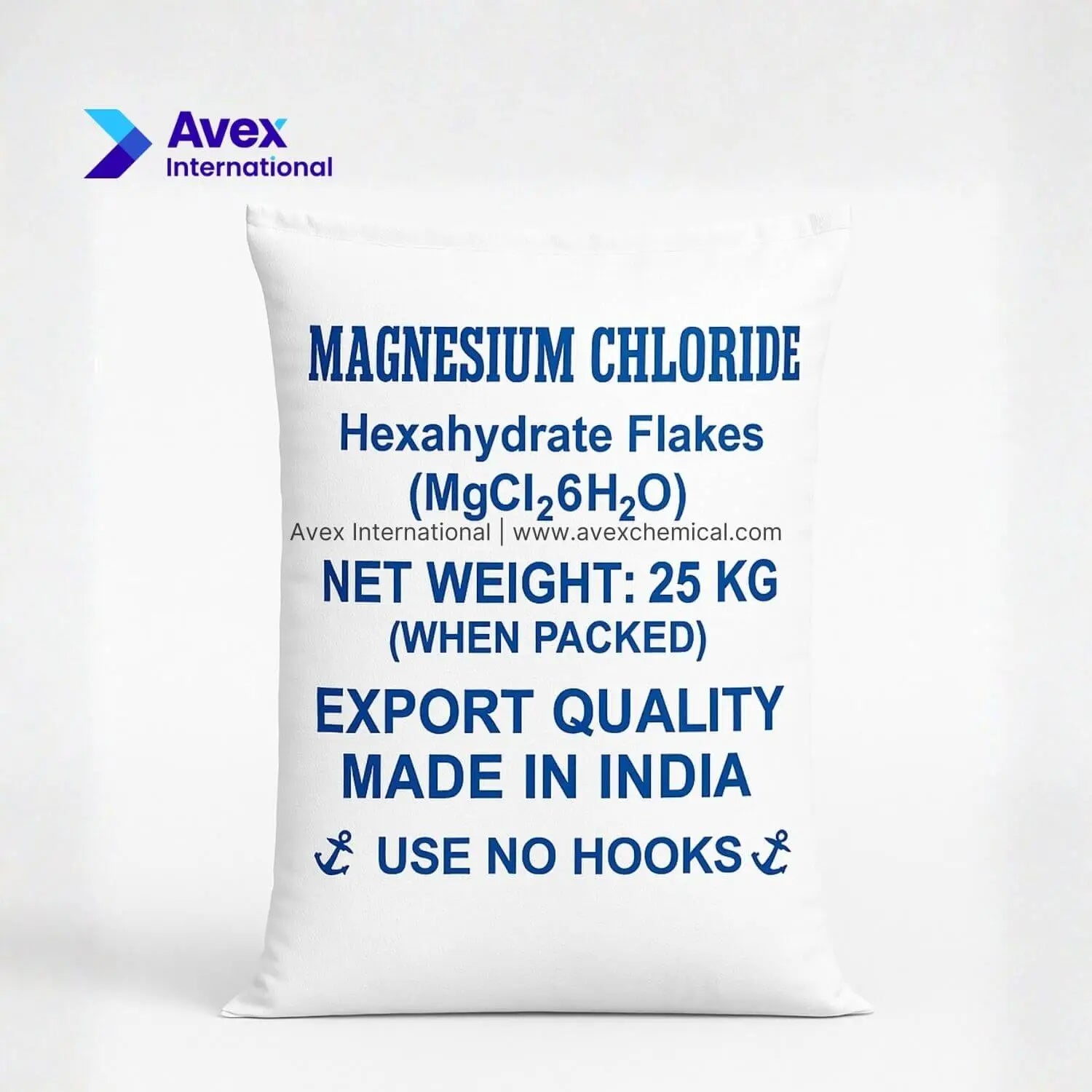 Magnesium Chloride Hexahydrate Flakes – Industrial Grade (25 KG)